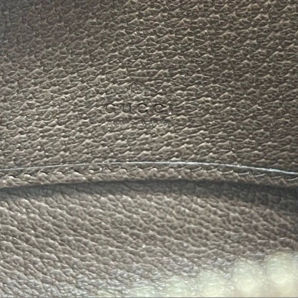 Gucci Ophidia Double Zip Crossbody Bag GG Coated Canvas Small Brown - Picture 8 of 8